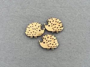 Декор із фанери "Їжачок" - 40 шт