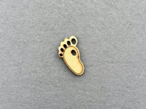 Декор з фанери "Ніжка" - 40 шт