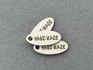 Підвіска з фанери "Hand Made" - 40 шт