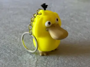 Брелок Качка надрукована на 3Д принтері
