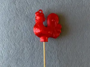 Брелок Півник надрукований на 3Д принтері