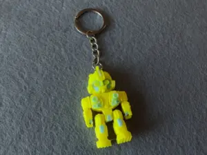 Брелок Робот надрукований на 3Д принтері