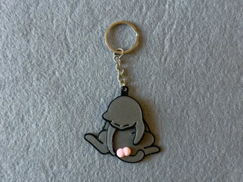 Брелок Кіт Шалун надрукований на 3Д принтері