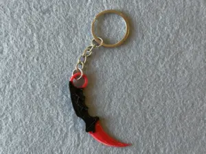 Брелок Ніж надрукований на 3Д принтері