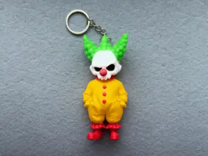 Брелок Клоун надрукований на 3Д принтері