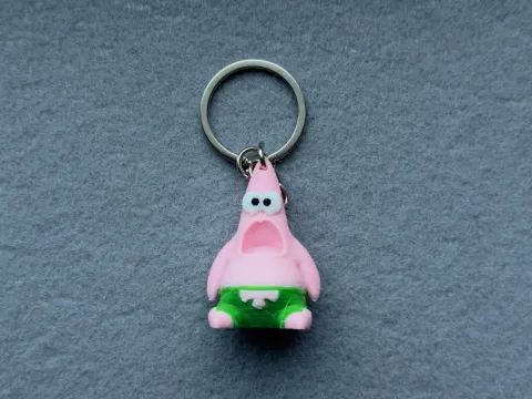 Брелок Зірка надрукований на 3Д принтері