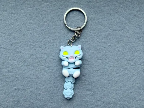 Брелок Тигр надрукований на 3Д принтері