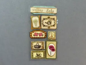 Набір 3D наклейки " Кава "