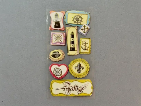 Набір 3D наклейки " Морський "