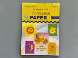 Гофрокартон кольоровий, набір А4 10 кольорів