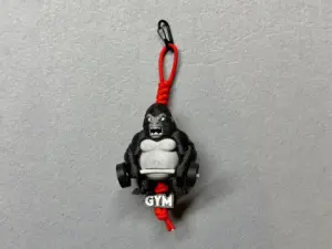 Брелок Горила надрукований на 3Д принтері