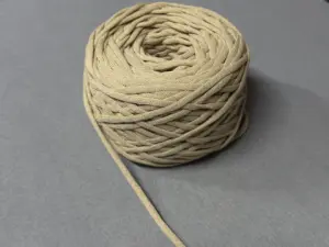 Бавовняний шнур, Бежевий, 4мм, 100 метрів