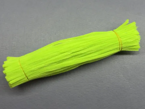 Синельний дріт 1 уп (90 шт) - Салатовий кислотний