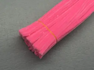 Синельний дріт 1 уп (90 шт) - Рожевий кислотний