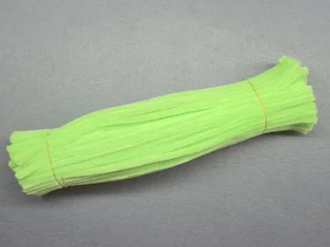 Синельний дріт 1 уп (90 шт) - Неоново салатовий