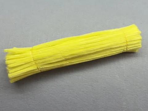 Синельная проволока 1 уп (90 шт) - Жёлтый