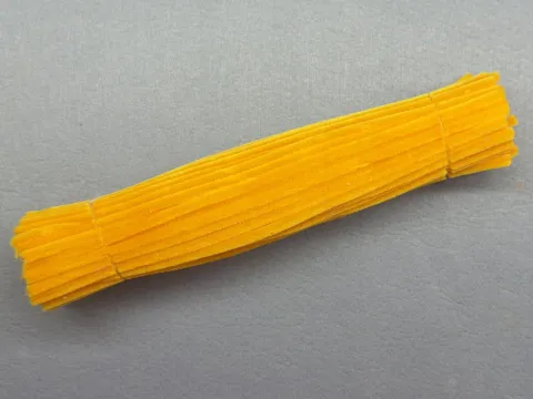 Синельная проволока 1 уп (90 шт) - Медово-жёлтый