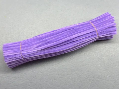 Синельная проволока 1 уп (90 шт) - Яркая сирень