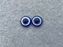 Глазки синие - 8мм
