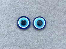 Глазки синие - 14мм