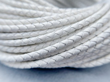 Шкіряний плетений шнур 4мм