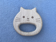 Гризунок дерев'яний "Котик"