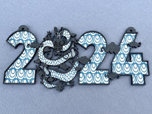 Декор із фанери "Символ Нового року 2024"